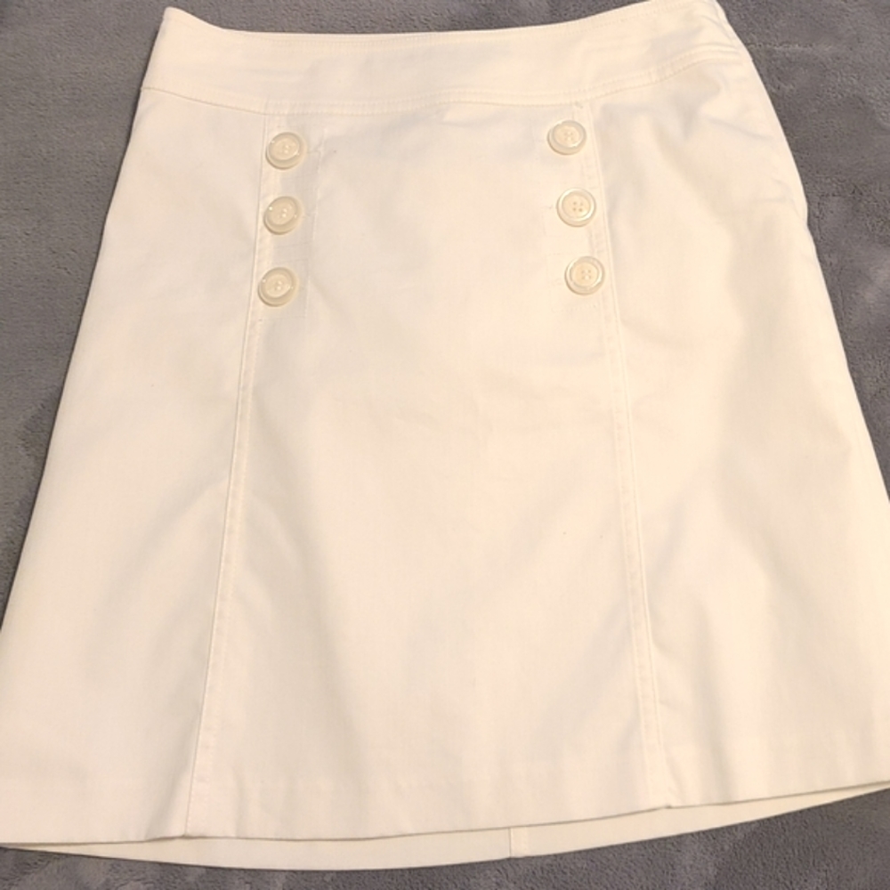 White Skirt,  women's size 2